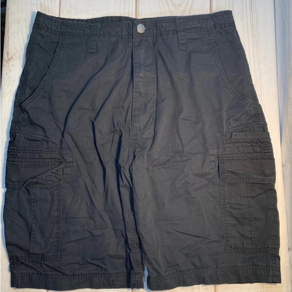 CSG Champ Sport Gear Navy Blue Cargo Shorts Size 34